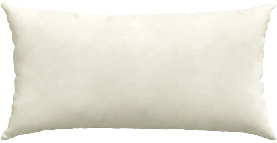 Sofa Pagalvės 2 pcs Kreminė 80 x 40 cm Kordūrinis audinys