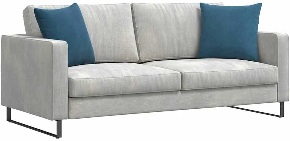 Sofa Pagalvės 2 pcs Mėlyna 45 x 45 cm Kordūrinis audinys