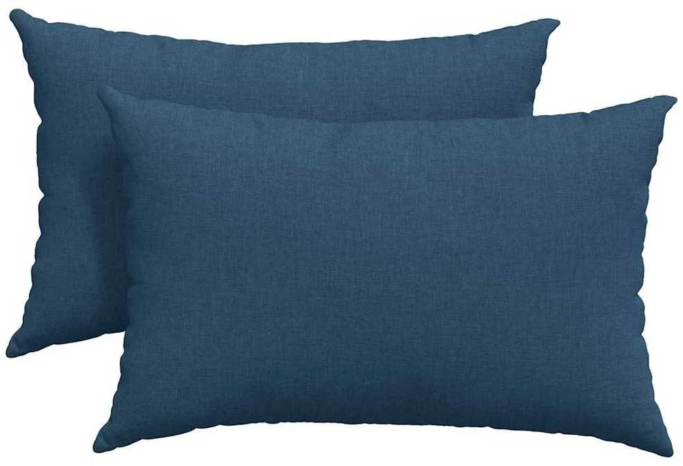 Sofa Pagalvės 2 vnt. audinys Mėlyna 60 x 40 cm