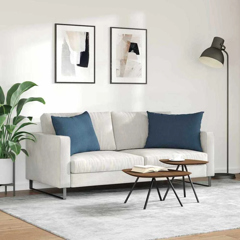 Sofa Pagalvės 2 vnt. audinys Mėlyna 70 x 50 cm
