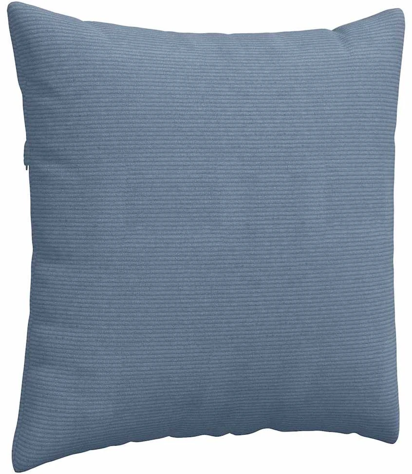 Sofa Pagalvės 2 pcs Mėlyna 80 x 80 cm Kordūrinis audinys