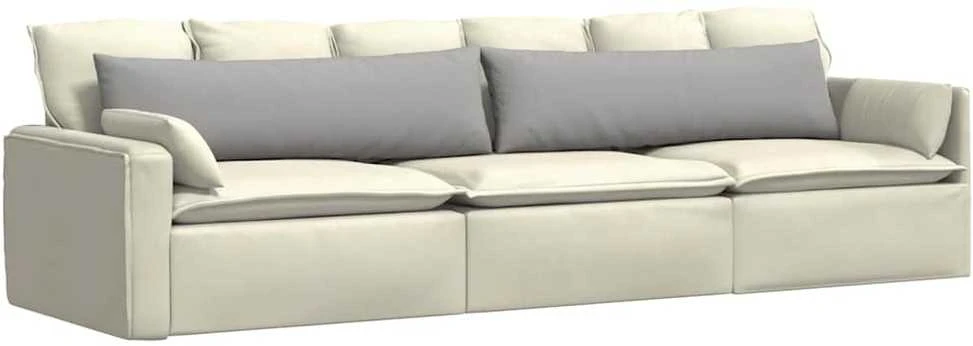Sofa Pagalvės 2 vnt. audinys Debesų pilka 145 x 40 cm