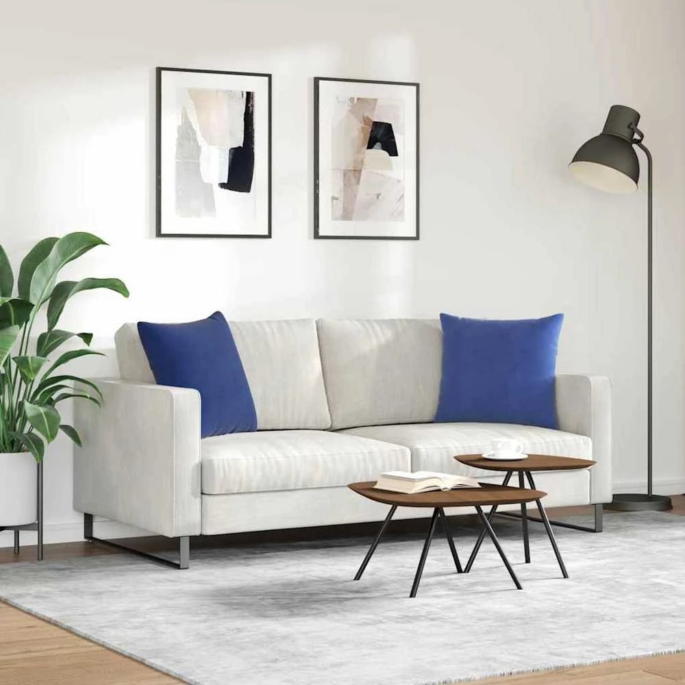 Sofa Pagalvės 2 pcs Policijos mėlyna 50 x 50 cm