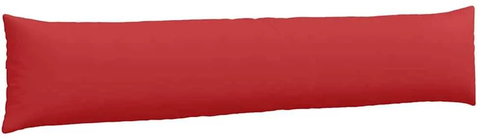 Sofa Pagalvės 2 vnt. audinys Raudona 200 x 40 cm