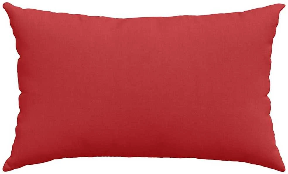 Sofa Pagalvės 2 vnt. audinys Raudona 50 x 30 cm