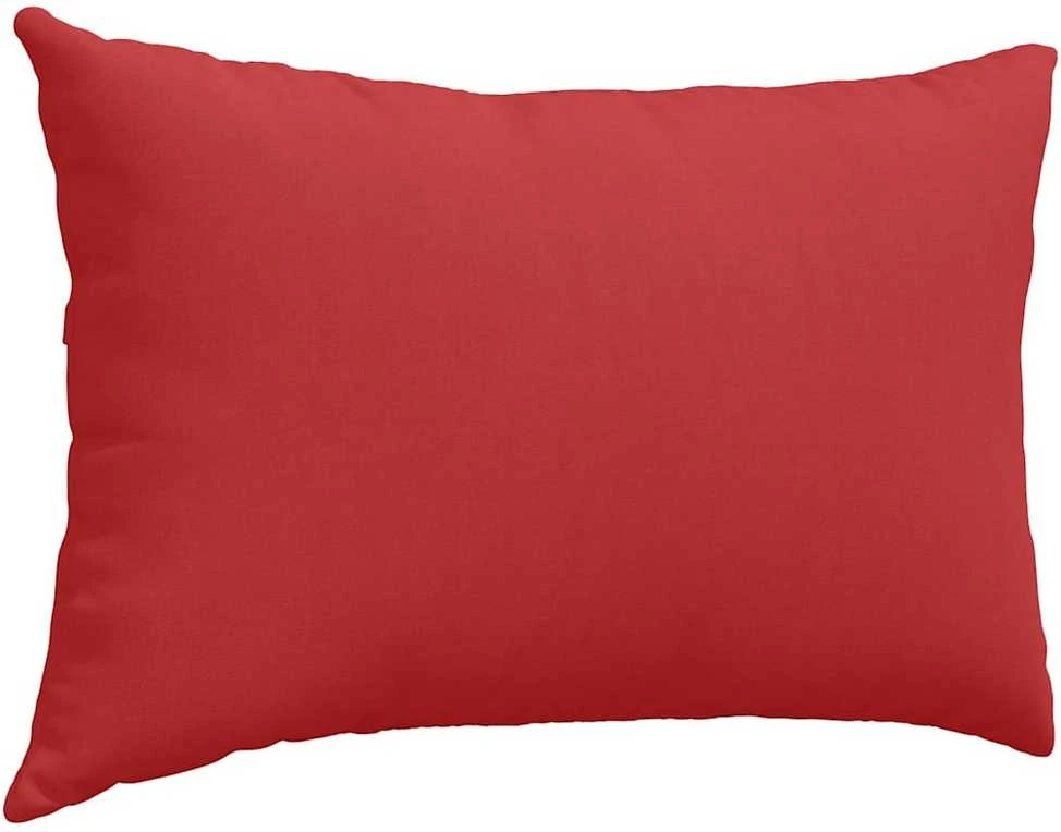 Sofa Pagalvės 2 vnt. audinys Raudona 60 x 40 cm