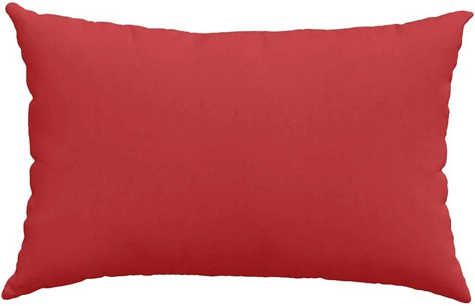 Sofa Pagalvės 2 vnt. audinys Raudona 60 x 40 cm