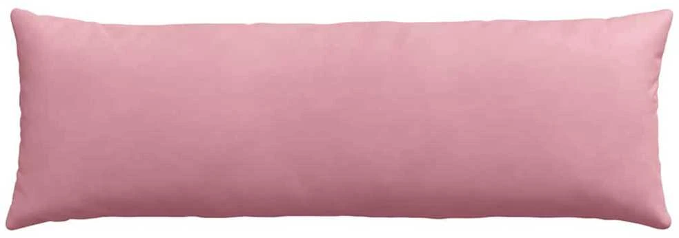 Sofa Pagalvės 2 pcs Rožinė 120 x 40 cm Kordūrinis audinys