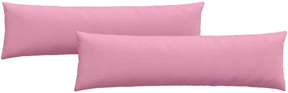 Sofa Pagalvės 2 vnt. audinys Rožinė 145 x 40 cm