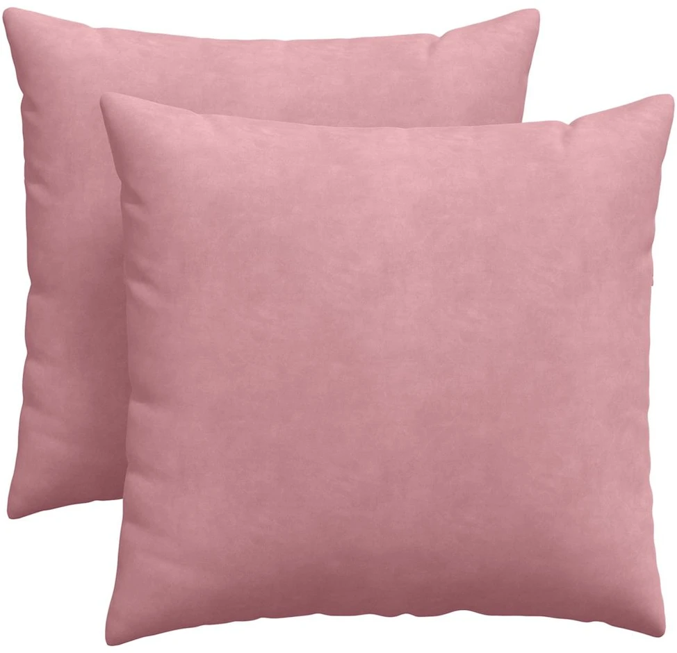 Sofa Pagalvės 2 pcs Rožinė 45 x 45 cm Kordūrinis audinys