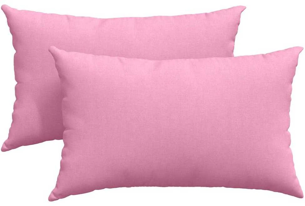 Sofa Pagalvės 2 vnt. audinys Rožinė 50 x 30 cm