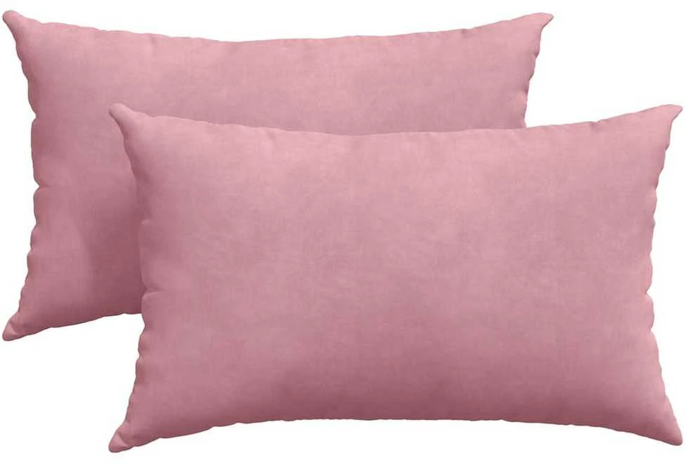 Sofa Pagalvės 2 pcs Rožinė 50 x 30 cm Kordūrinis audinys