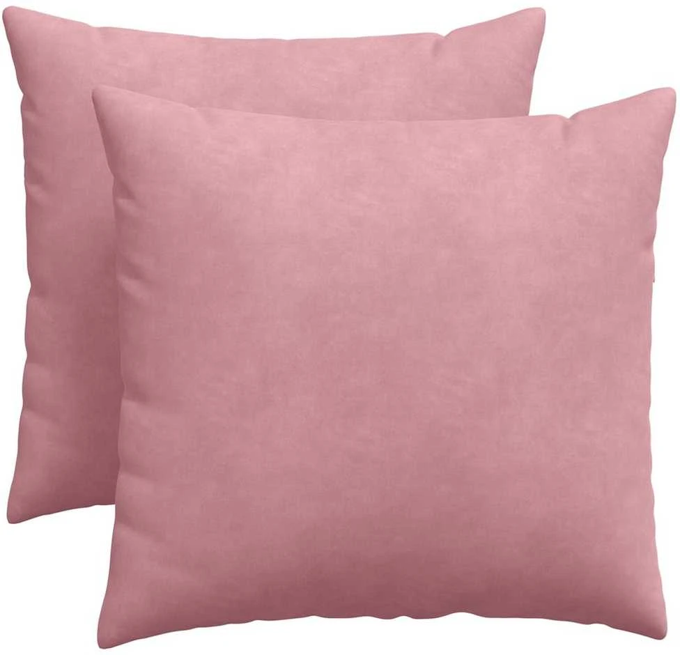 Sofa Pagalvės 2 pcs Rožinė 50 x 50 cm Kordūrinis audinys