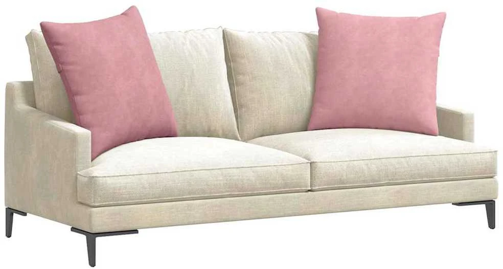 Sofa Pagalvės 2 pcs Rožinė 80 x 80 cm Kordūrinis audinys