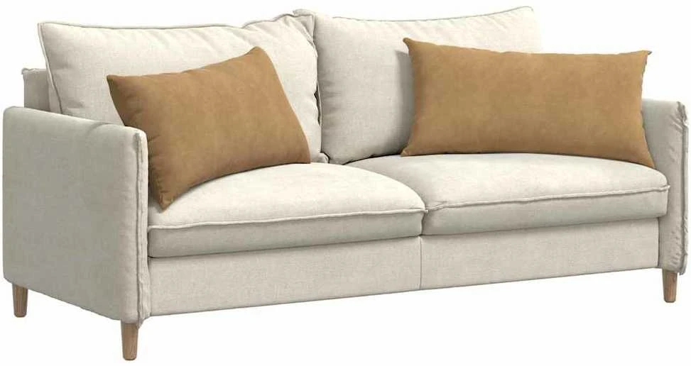 Sofa Pagalvės 2 pcs Ruda 80 x 40 cm Kordūrinis audinys