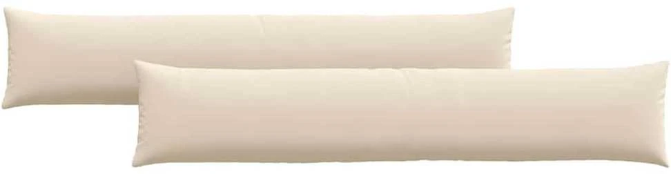 Sofa Pagalvės 2 vnt. audinys Smėlio 200 x 40 cm