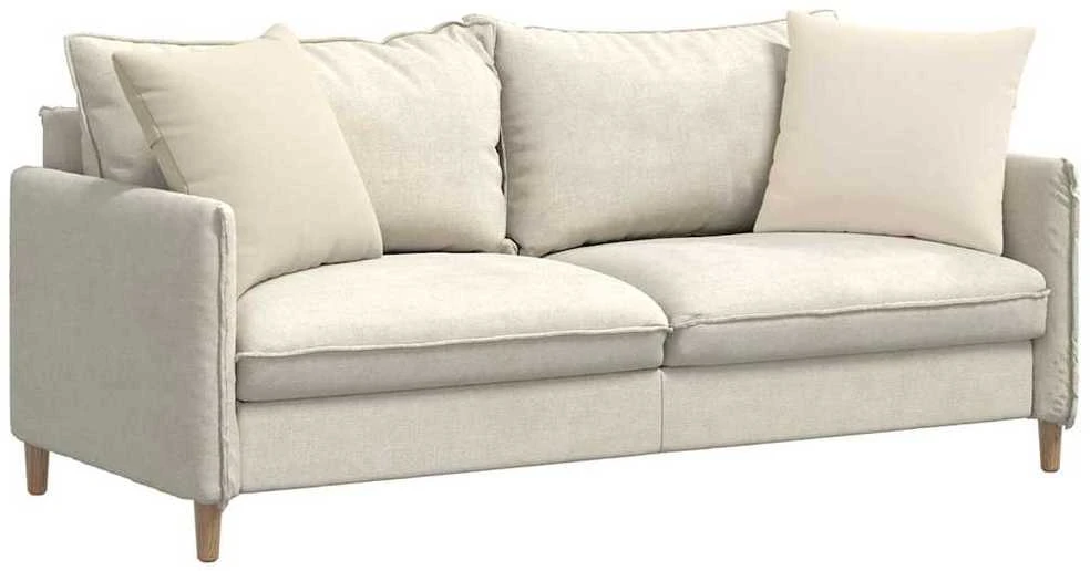 Sofa Pagalvės 2 vnt. audinys Smėlio 50 x 50 cm