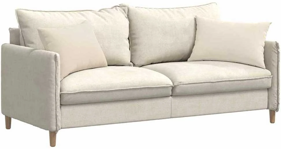 Sofa Pagalvės 2 vnt. audinys Smėlio 60 x 40 cm