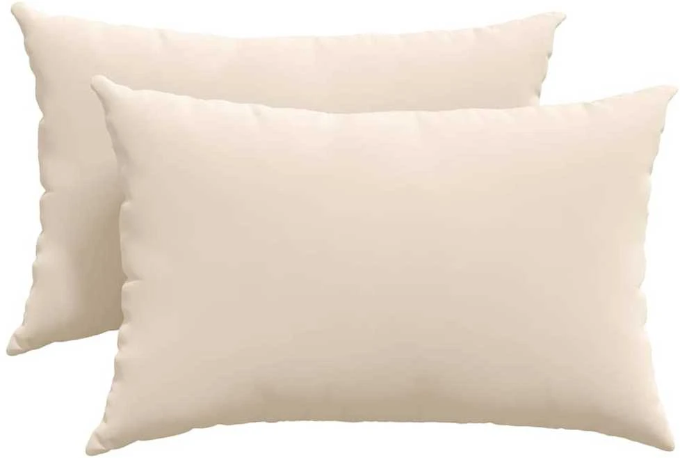 Sofa Pagalvės 2 vnt. audinys Smėlio 60 x 40 cm