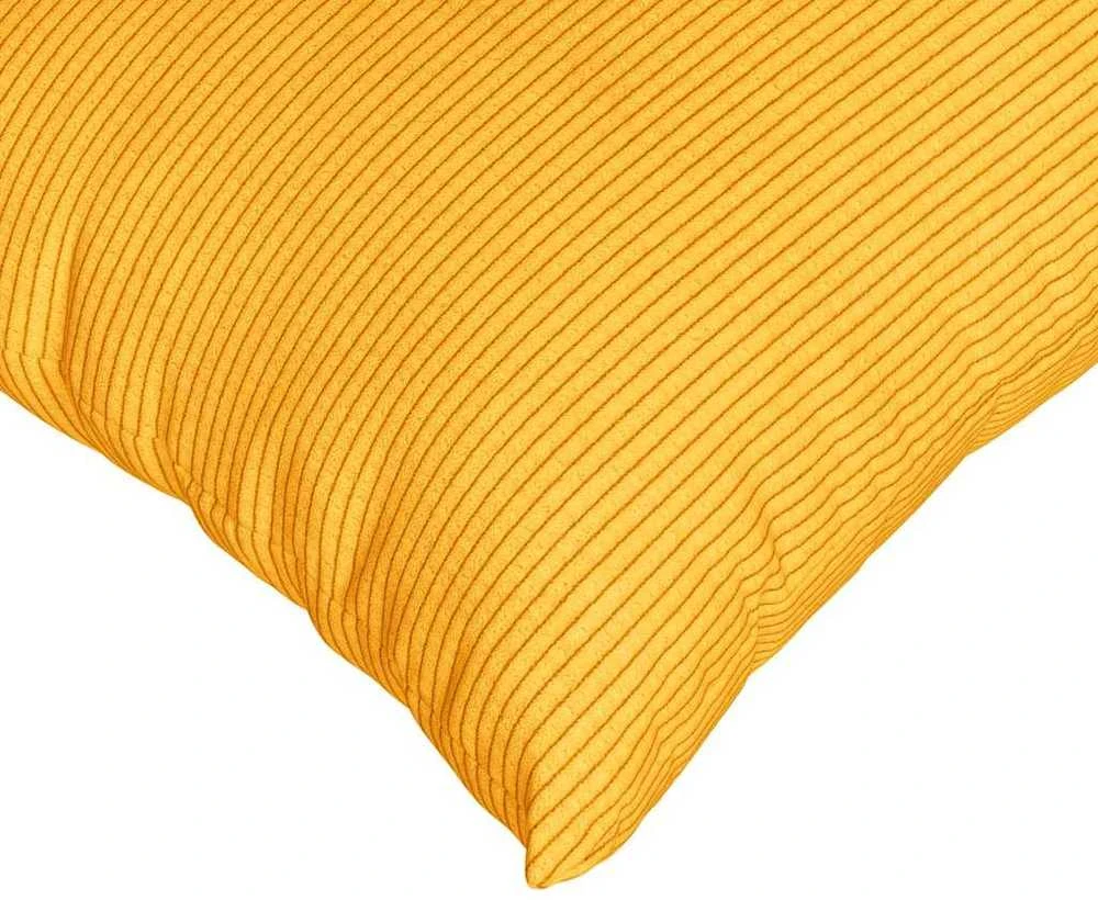 Sofa Pagalvės 2 pcs Šviesi geltona 60 x 40 cm