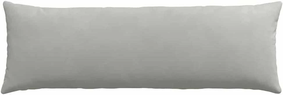 Sofa Pagalvės 2 vnt. audinys Šviesiai pilka 120 x 40 cm