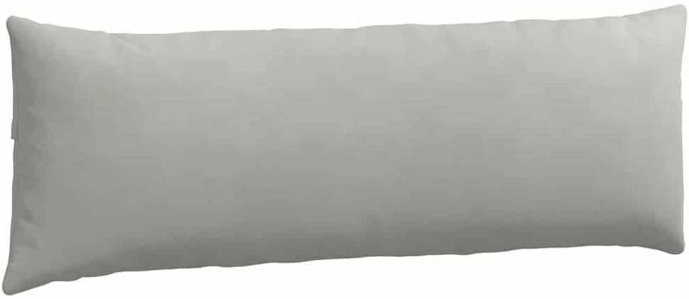 Sofa Pagalvės 2 vnt. audinys Šviesiai pilka 120 x 40 cm