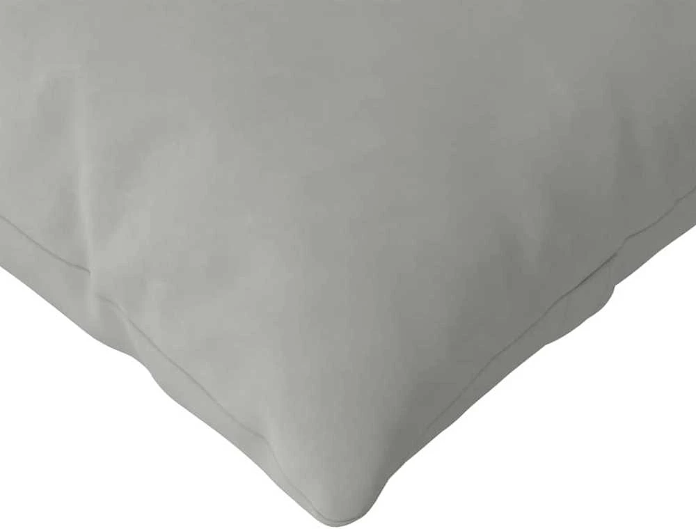 Sofa Pagalvės 2 vnt. audinys Šviesiai pilka 200 x 40 cm