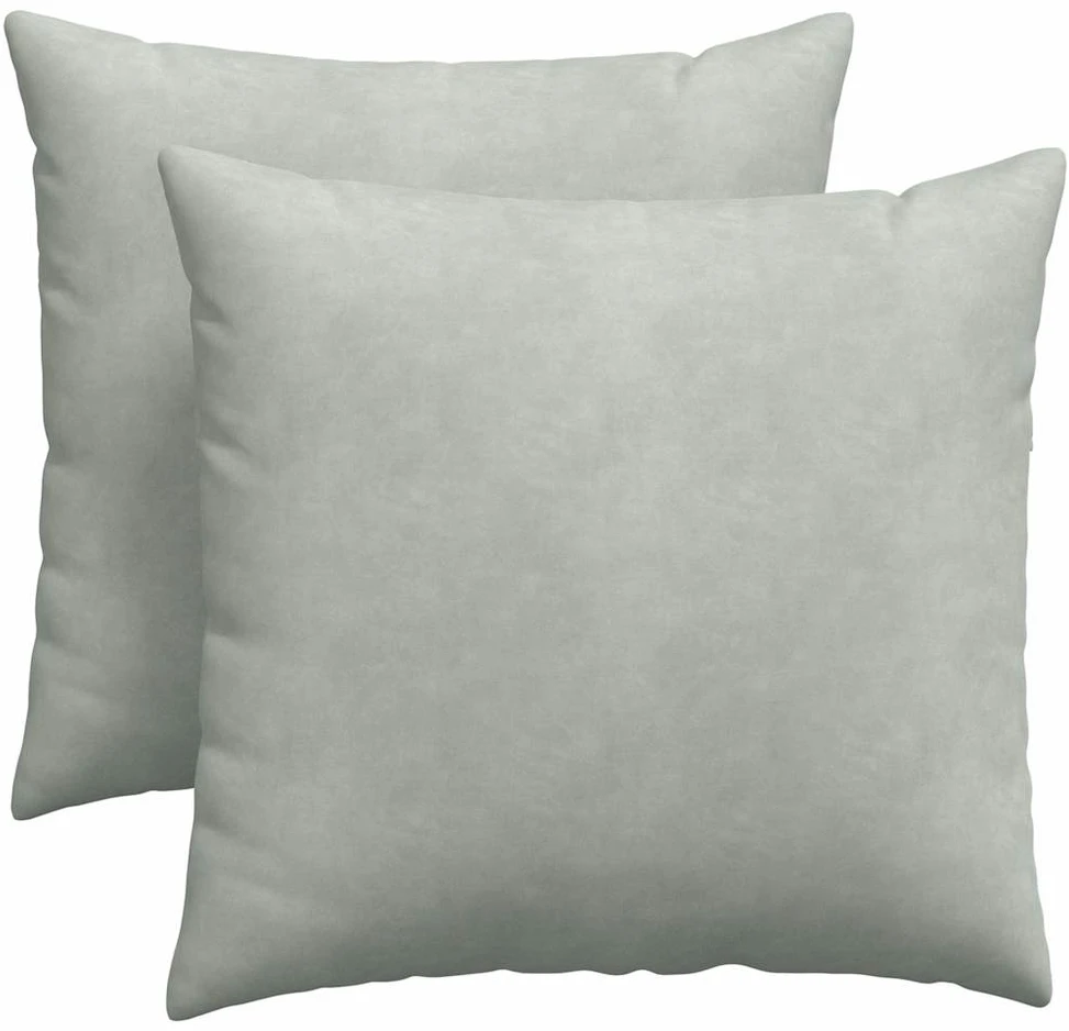 Sofa Pagalvės 2 pcs Šviesiai pilka 45 x 45 cm