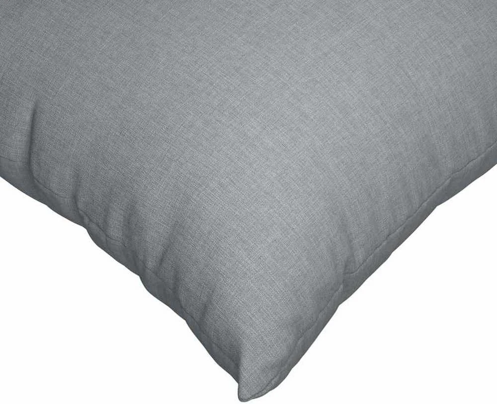 Sofa Pagalvės 2 vnt. audinys Šviesiai pilka 50 x 30 cm