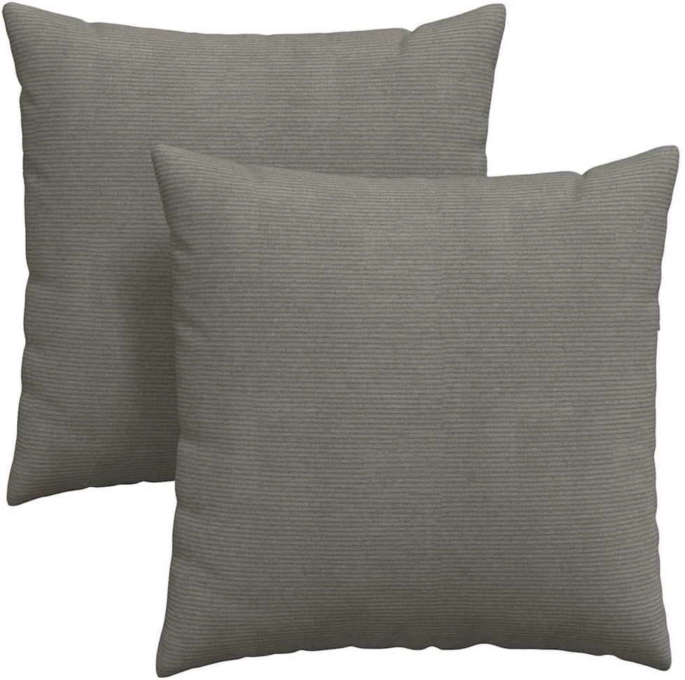 Sofa Pagalvės 2 pcs Šviesiai pilka 60 x 60 cm