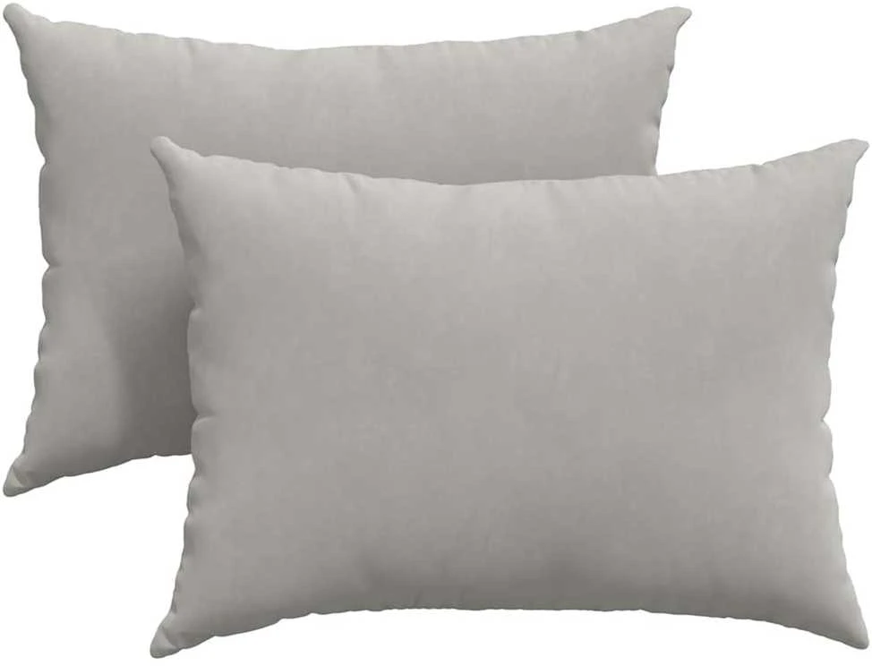 Sofa Pagalvės 2 vnt. audinys Šviesiai pilka 70 x 50 cm