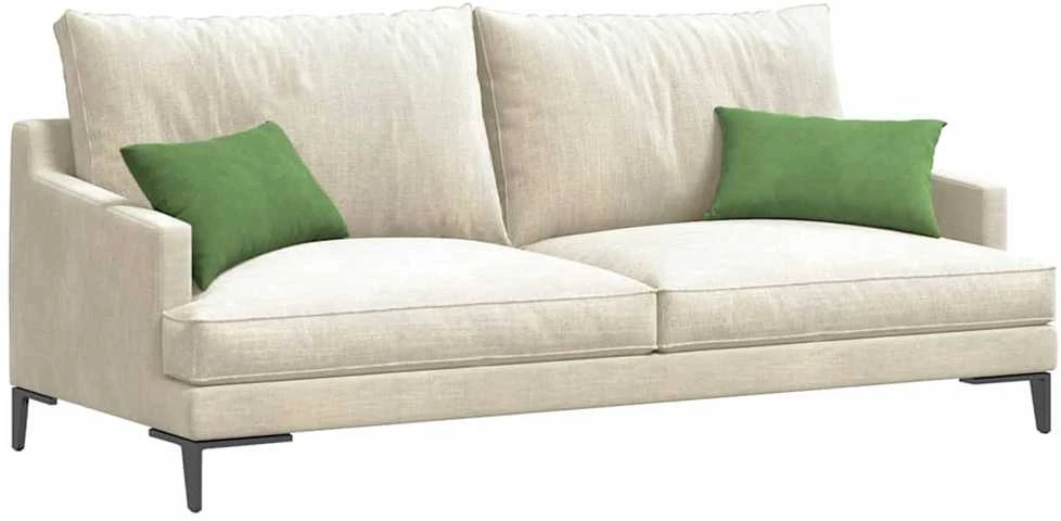 Sofa Pagalvės 2 pcs Šviesiai žalia 50 x 30 cm