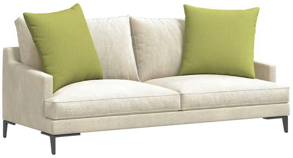 Sofa Pagalvės 2 vnt. audinys Šviesiai žalia 60 x 60 cm