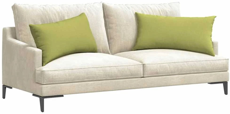 Sofa Pagalvės 2 vnt. audinys Šviesiai žalia 80 x 40 cm