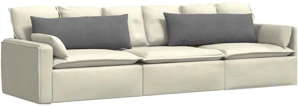 Sofa Pagalvės 2 vnt. audinys Tamsiai pilka 120 x 40 cm