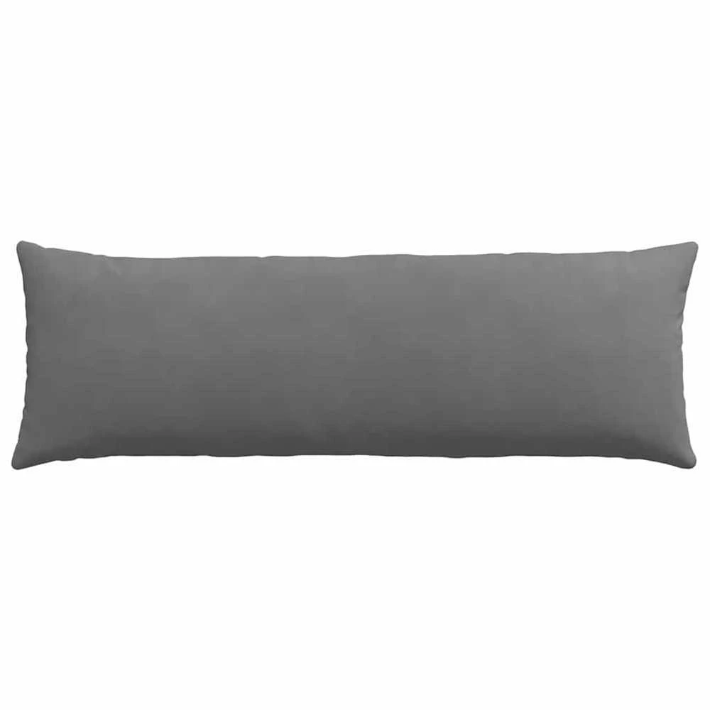 Sofa Pagalvės 2 vnt. audinys Tamsiai pilka 120 x 40 cm