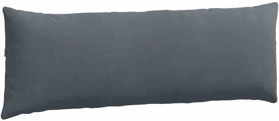 Sofa Pagalvės 2 pcs Tamsiai pilka 120 x 40 cm