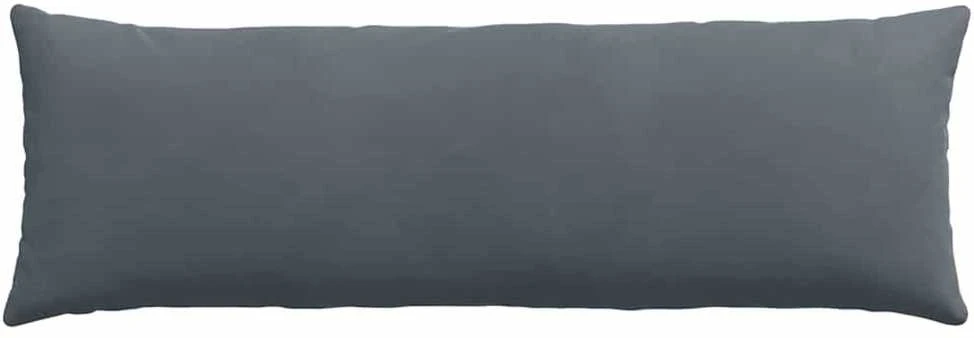 Sofa Pagalvės 2 pcs Tamsiai pilka 120 x 40 cm