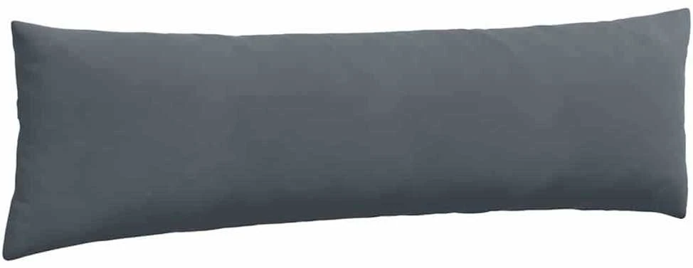 Sofa Pagalvės 2 pcs Tamsiai pilka 145 x 40 cm