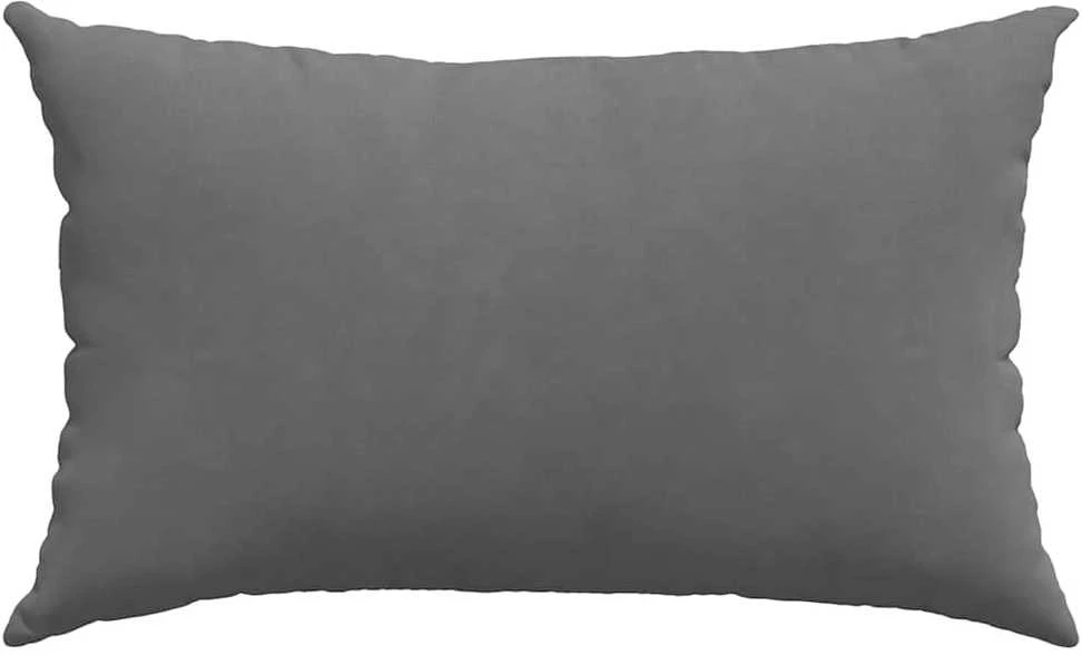 Sofa Pagalvės 2 vnt. audinys Tamsiai pilka 50 x 30 cm