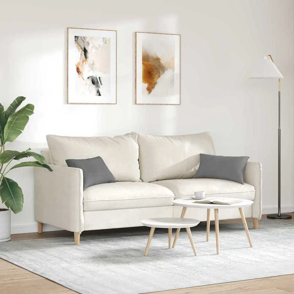 Sofa Pagalvės 2 vnt. audinys Tamsiai pilka 50 x 30 cm