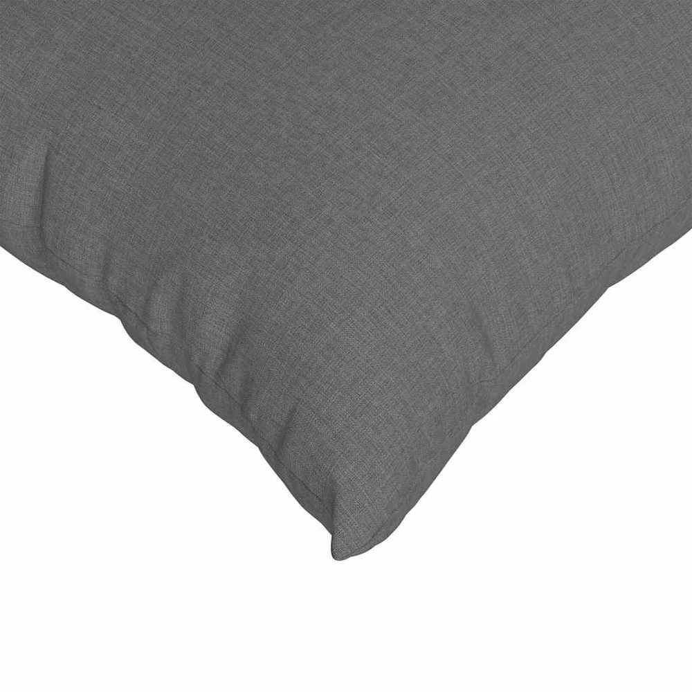 Sofa Pagalvės 2 vnt. audinys Tamsiai pilka 50 x 30 cm