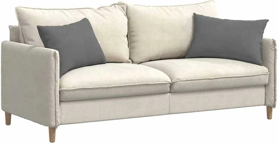 Sofa Pagalvės 2 vnt. audinys Tamsiai pilka 60 x 40 cm