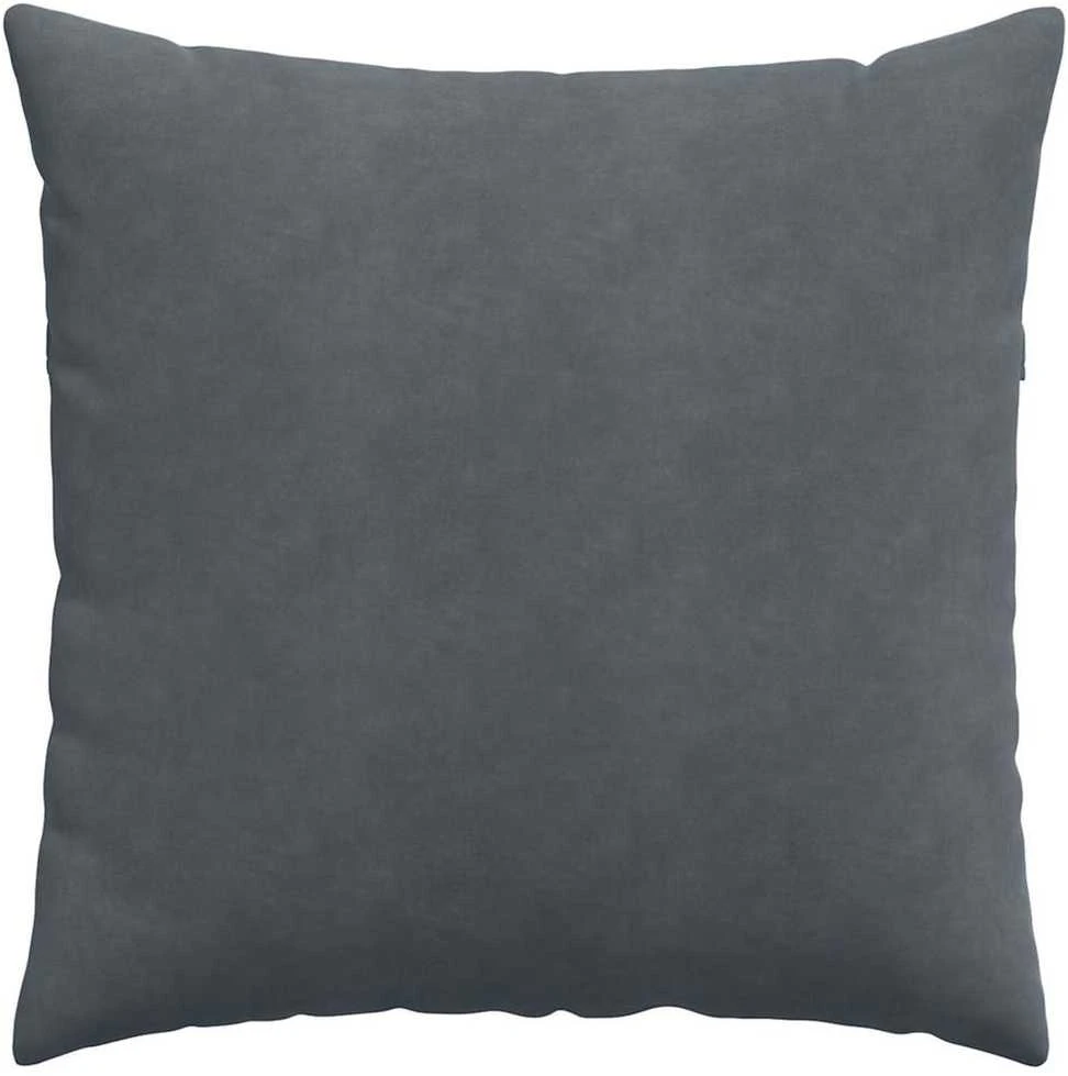 Sofa Pagalvės 2 pcs Tamsiai pilka 60 x 60 cm Kordūrinis audinys