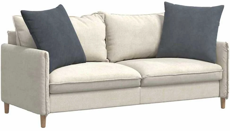Sofa Pagalvės 2 pcs Tamsiai pilka 60 x 60 cm Kordūrinis audinys