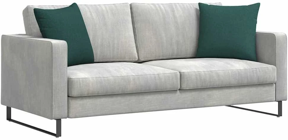Sofa Pagalvės 2 vnt. audinys Tamsiai žalia 45 x 45 cm