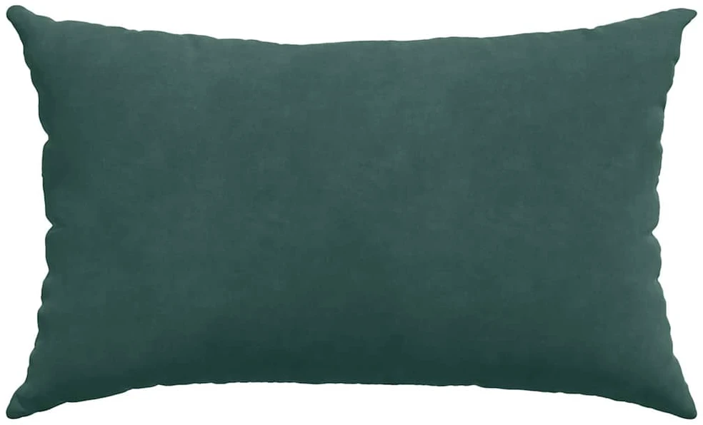 Sofa Pagalvės 2 pcs Tamsiai žalia 50 x 30 cm Kordūrinis audinys