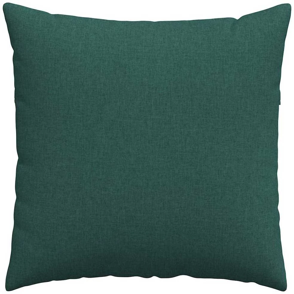 Sofa Pagalvės 2 vnt. audinys Tamsiai žalia 60 x 60 cm