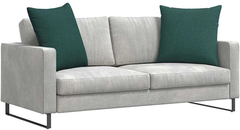 Sofa Pagalvės 2 vnt. audinys Tamsiai žalia 60 x 60 cm