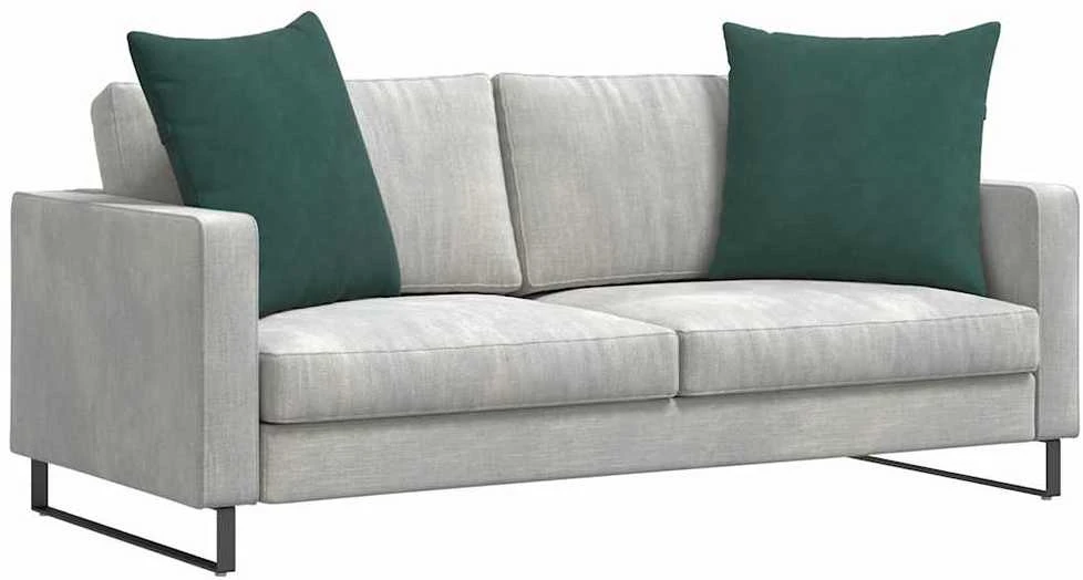Sofa Pagalvės 2 pcs Tamsiai žalia 80 x 80 cm Kordūrinis audinys